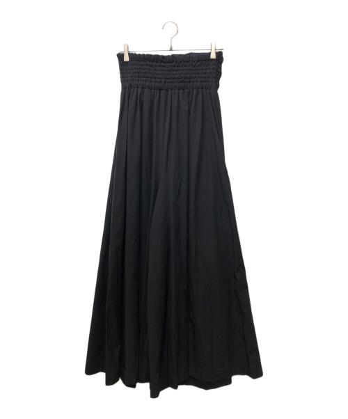 OMMO（オーエムエムオー）OMMO (オーエムエムオー) TUCK BARE ALL IN ONE/タック ベア オールインワン ブラック サイズ:36の古着・服飾アイテム