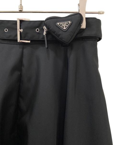 PRADA（プラダ）PRADA (プラダ) Re-Nylonスカート ブラック サイズ:38Sの古着・服飾アイテム
