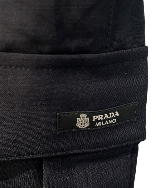 PRADA（プラダ）PRADA (プラダ) 26SS モヘアウール ショートパンツ ネイビー サイズ:Sの古着・服飾アイテム
