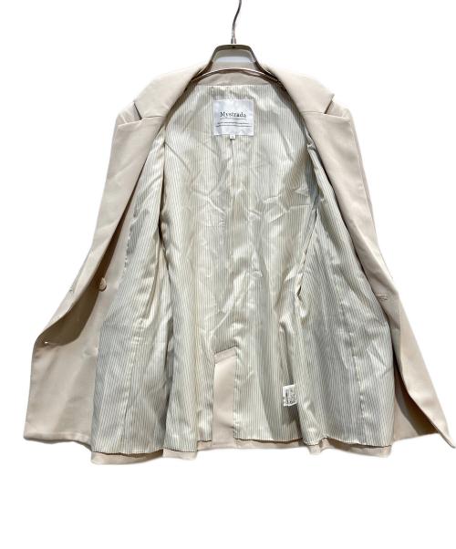 Mystrada（マイストラーダ）Mystrada (マイストラーダ) テーラードジャケット ベージュ サイズ:36の古着・服飾アイテム