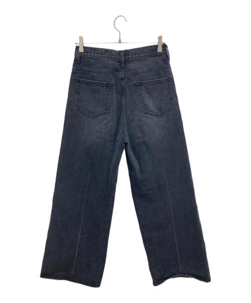 STUDIOUS（ステュディオス）STUDIOUS (ステュディオス) Semi Flare Dyed Jeans ブラック サイズ:2の古着・服飾アイテム