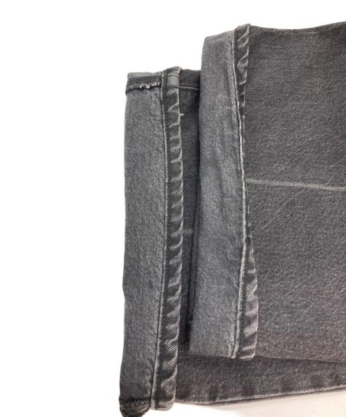 STUDIOUS（ステュディオス）STUDIOUS (ステュディオス) Semi Flare Dyed Jeans ブラック サイズ:2の古着・服飾アイテム