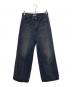 STUDIOUS（ステュディオス）の古着「Semi Flare Dyed Jeans」｜ブラック