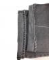中古・古着 STUDIOUS (ステュディオス) Semi Flare Dyed Jeans ブラック サイズ:2：6000円