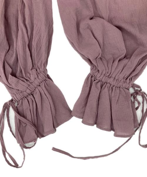 CASA FLINE（カーサフライン）CASA FLINE (カーサフライン) ラッフルフリルロングロングドレス ピンク サイズ:Freeの古着・服飾アイテム