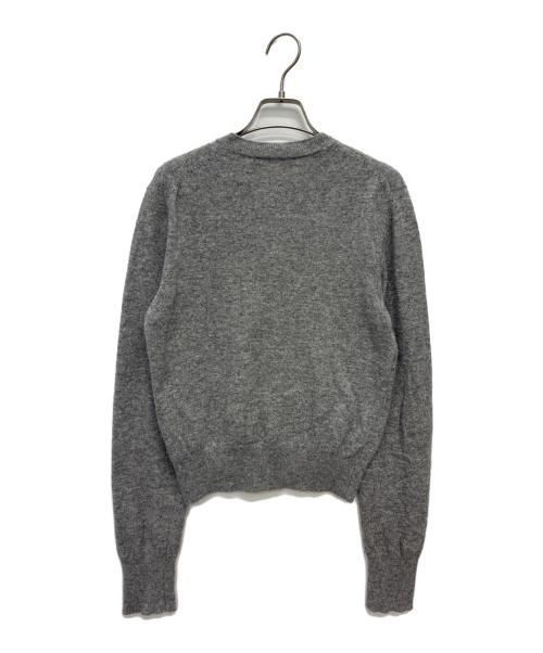 Mardi Mercredi（マルディメクルディ）MARDI MERCREDI (マルディメクルディ) CASHMERE BLENDED CARDIGAN グレー サイズ:ONEの古着・服飾アイテム