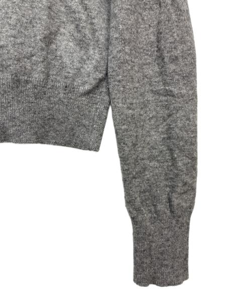 Mardi Mercredi（マルディメクルディ）MARDI MERCREDI (マルディメクルディ) CASHMERE BLENDED CARDIGAN グレー サイズ:ONEの古着・服飾アイテム