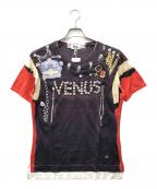 Vivienne Westwood manヴィヴィアン ウェストウッド マン）の古着「VENUS LET IT ROCK T-Shirt」｜ホワイト×ネイビー