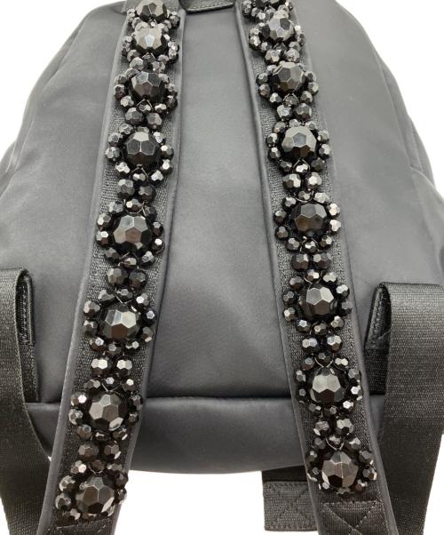 Simone Rocha（シモーネ ロシャ）Simone Rocha (シモーネ ロシャ) Beaded Utility Bow バックパック ブラックの古着・服飾アイテム