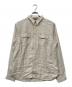 RRL（ダブルアールエル）の古着「リネンヘリンボーンツイルワークシャツ」｜ベージュ