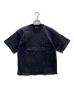 AURALEEオーラリー）の古着「STAND-UP TEE」｜ネイビー