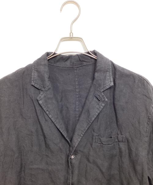 journal standard luxe（ジャーナルスタンダード ラックス）journal standard luxe (ジャーナルスタンダード ラックス) リネンワッシャージャケット ブラック サイズ:ｆの古着・服飾アイテム