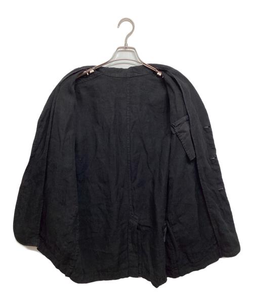 journal standard luxe（ジャーナルスタンダード ラックス）journal standard luxe (ジャーナルスタンダード ラックス) リネンワッシャージャケット ブラック サイズ:ｆの古着・服飾アイテム