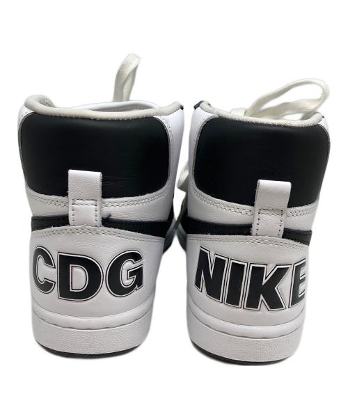 NIKE（ナイキ）NIKE (ナイキ) COMME des GARCONS (コムデギャルソン) ハイカットスニーカー ブラック×ホワイト サイズ:24cmの古着・服飾アイテム