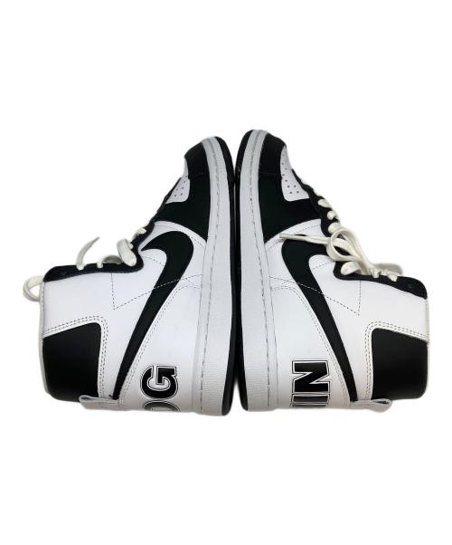 NIKE（ナイキ）NIKE (ナイキ) COMME des GARCONS (コムデギャルソン) ハイカットスニーカー ブラック×ホワイト サイズ:24cmの古着・服飾アイテム