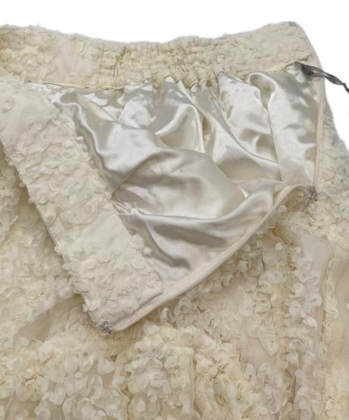 Snidel（スナイデル）Snidel (スナイデル) バリエチュールスカート アイボリー サイズ:size0 未使用品の古着・服飾アイテム