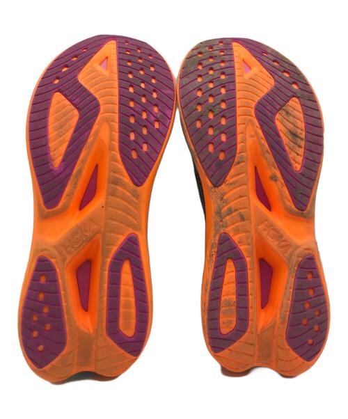 HOKAONEONE（ホカオネオネ）HOKAONEONE (ホカオネオネ) M Mach X 2 グレー×オレンジ サイズ:26.5cmの古着・服飾アイテム
