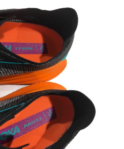 HOKAONEONE（ホカオネオネ）HOKAONEONE (ホカオネオネ) M Mach X 2 グレー×オレンジ サイズ:26.5cmの古着・服飾アイテム