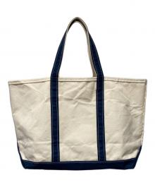 L.L.Bean（エルエルビーン）の古着「BOAT AND TOTE」｜ネイビー×ホワイト