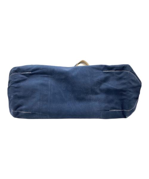 L.L.Bean（エルエルビーン）L.L.Bean (エルエルビーン) BOAT AND TOTE ネイビー×ホワイトの古着・服飾アイテム