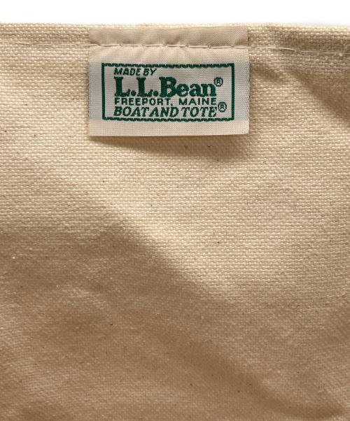 L.L.Bean（エルエルビーン）L.L.Bean (エルエルビーン) BOAT AND TOTE ネイビー×ホワイトの古着・服飾アイテム