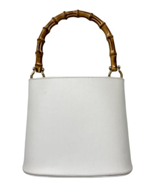 Aquascutum（アクアスキュータム）Aquascutum (アクアスキュータム) ハラコトートバッグ ブラック×カーキの古着・服飾アイテム