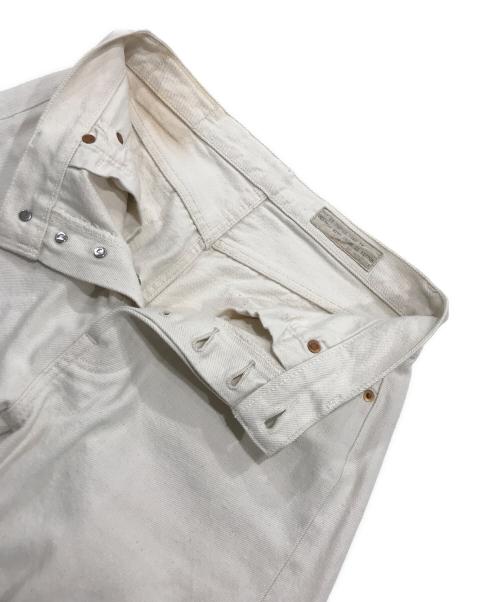 BONCOURA（ボンクラ）BONCOURA (ボンクラ) デニムパンツ ベージュ サイズ:SIZE 76cm (W30)の古着・服飾アイテム
