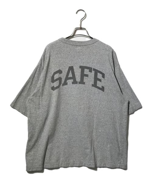 blurhms ROOTSTOCK（ブラームスルーツストック）blurhms ROOTSTOCK (ブラームスルーツストック) Cotton Rayon 88/12 Print Tee/半袖カットソー グレー サイズ:2の古着・服飾アイテム