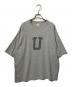 blurhms ROOTSTOCK（ブラームスルーツストック）の古着「Cotton Rayon 88/12 Print Tee/半袖カットソー」｜グレー