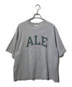 blurhms ROOTSTOCKブラームスルーツストック）の古着「Cotton Rayon 88/12 Print Tee/半袖カットソー」｜グレー