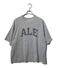 blurhms ROOTSTOCK（ブラームスルーツストック）の古着「Cotton Rayon 88/12 Print Tee/半袖カットソー」｜グレー