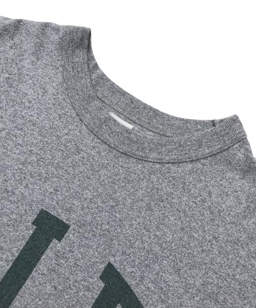 blurhms ROOTSTOCK（ブラームスルーツストック）blurhms ROOTSTOCK (ブラームスルーツストック) Cotton Rayon 88/12 Print Tee/半袖カットソー グレー サイズ:2の古着・服飾アイテム