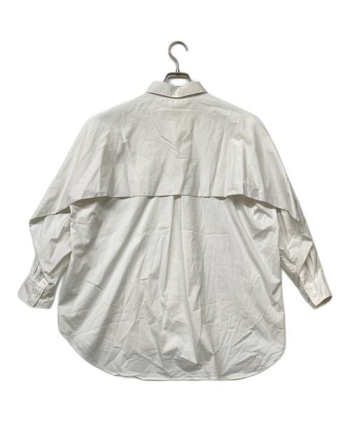 ISSEY MIYAKE（イッセイミヤケ）ISSEY MIYAKE (イッセイミヤケ) デザインシャツ ホワイト サイズ:2の古着・服飾アイテム
