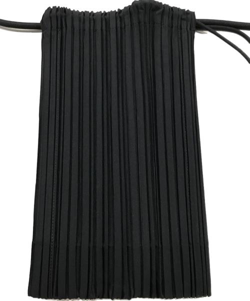 PLEATS PLEASE（プリーツプリーズ）PLEATS PLEASE (プリーツプリーズ) DEWDROP PLEATS BAG/ショルダーポーチ ブラックの古着・服飾アイテム