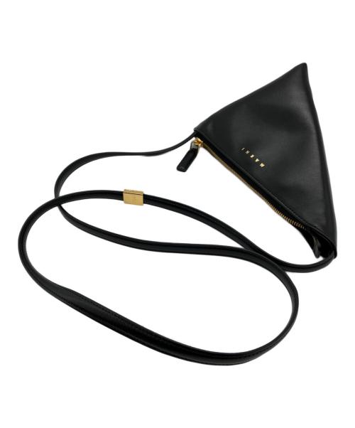MARNI（マルニ）MARNI (マルニ) PRISMAレザーバック ブラックの古着・服飾アイテム