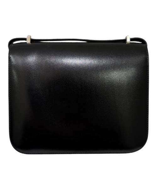 HERMES（エルメス）HERMES (エルメス) コンスタンス3 18 ミロワール/シルバー金具/ボックスカーフ/B刻印:2023年製  ブラック サイズ:3 18の古着・服飾アイテム