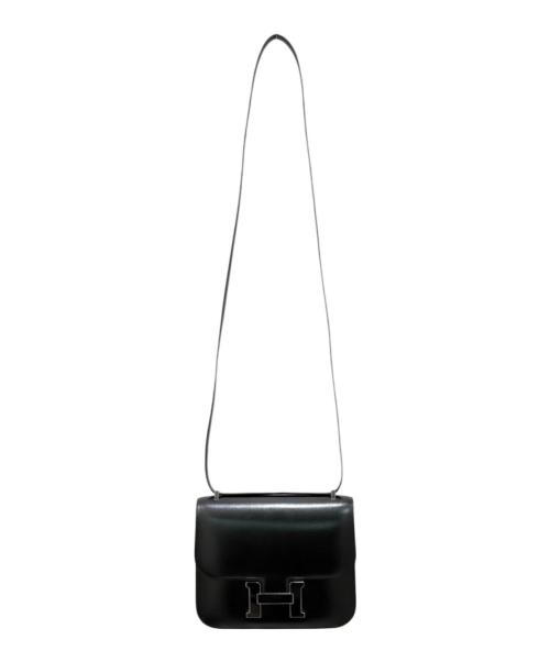 HERMES（エルメス）HERMES (エルメス) コンスタンス3 18 ミロワール/シルバー金具/ボックスカーフ/B刻印:2023年製  ブラック サイズ:3 18の古着・服飾アイテム