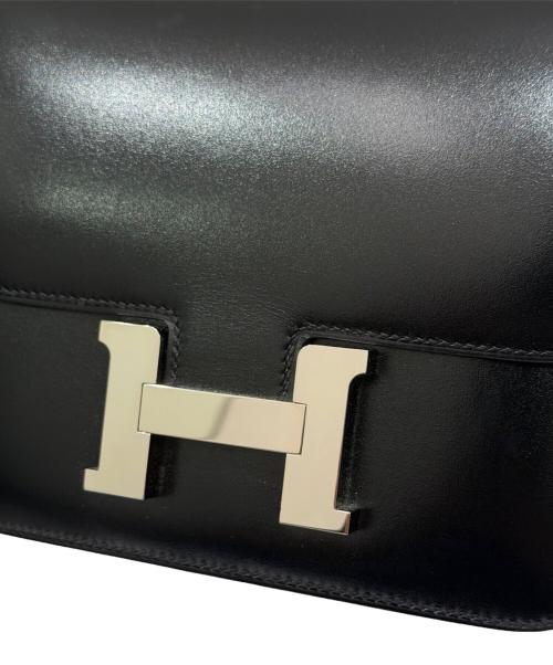HERMES（エルメス）HERMES (エルメス) コンスタンス3 18 ミロワール/シルバー金具/ボックスカーフ/B刻印:2023年製  ブラック サイズ:3 18の古着・服飾アイテム