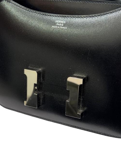 HERMES（エルメス）HERMES (エルメス) コンスタンス3 18 ミロワール/シルバー金具/ボックスカーフ/B刻印:2023年製  ブラック サイズ:3 18の古着・服飾アイテム