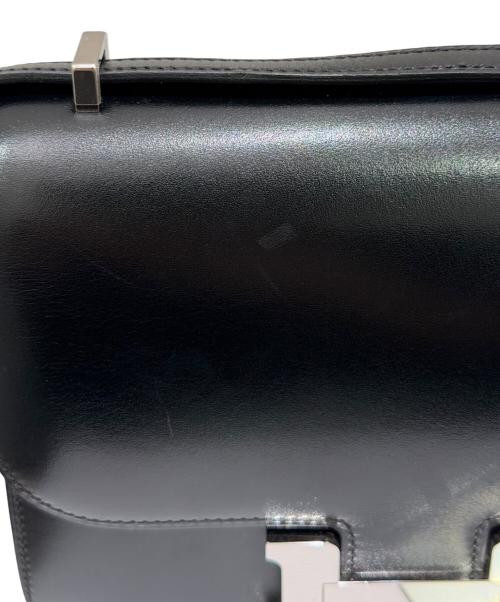 HERMES（エルメス）HERMES (エルメス) コンスタンス3 18 ミロワール/シルバー金具/ボックスカーフ/B刻印:2023年製  ブラック サイズ:3 18の古着・服飾アイテム