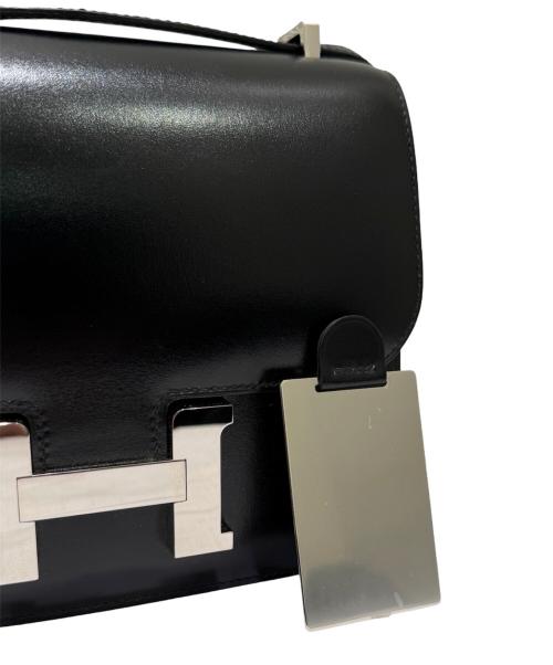 HERMES（エルメス）HERMES (エルメス) コンスタンス3 18 ミロワール/シルバー金具/ボックスカーフ/B刻印:2023年製  ブラック サイズ:3 18の古着・服飾アイテム