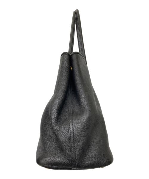 cisei（シセイ）cisei (シセイ) シボ革レザートートバッグ ブラックの古着・服飾アイテム