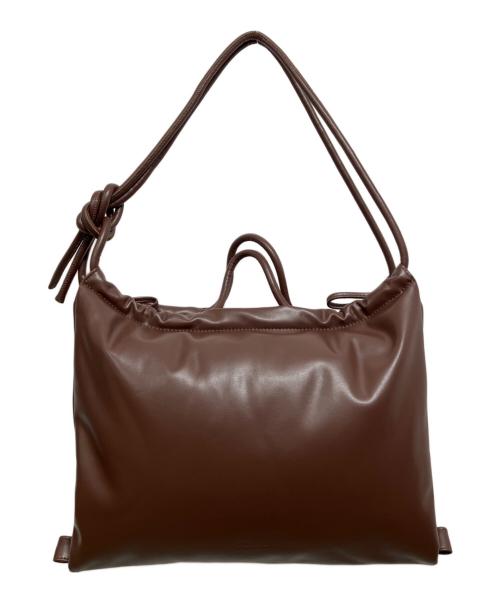 olend（オレンド）olend (オレンド) Folded Bag チョコレートブラウンの古着・服飾アイテム
