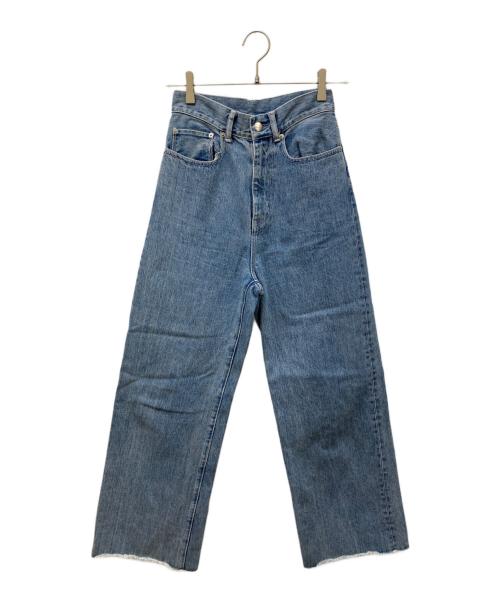 UNITED ARROWS（ユナイテッドアローズ）UNITED ARROWS (ユナイテッドアローズ) カットオフデニムパンツ ブルー サイズ:34の古着・服飾アイテム