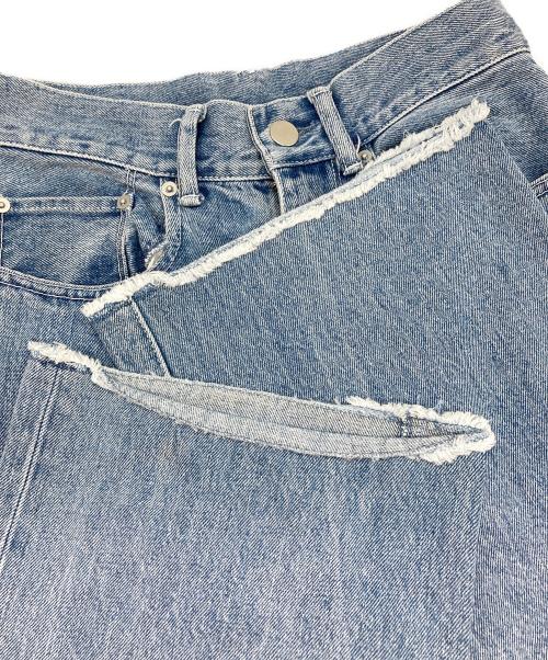 UNITED ARROWS（ユナイテッドアローズ）UNITED ARROWS (ユナイテッドアローズ) カットオフデニムパンツ ブルー サイズ:34の古着・服飾アイテム