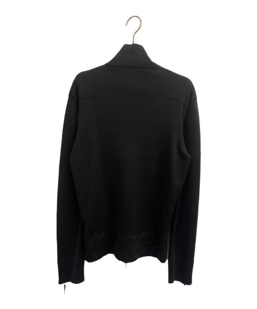 DIOR HOMME（ディオール オム）DIOR HOMME (ディオール オム) ジップアップニットジャケット ブラック サイズ:Sの古着・服飾アイテム