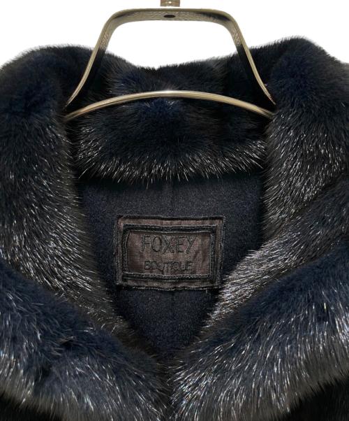 FOXEY BOUTIQUE（フォクシー ブティック）FOXEY BOUTIQUE (フォクシー ブティック) リバーシブル ミンク ファー ベスト ネイビー サイズ:38の古着・服飾アイテム