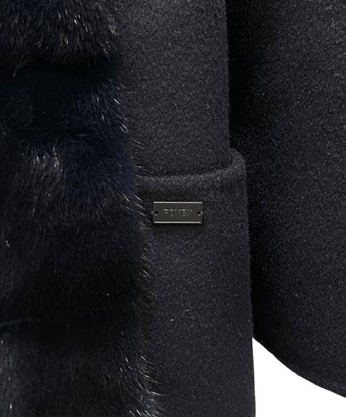 FOXEY BOUTIQUE（フォクシー ブティック）FOXEY BOUTIQUE (フォクシー ブティック) リバーシブル ミンク ファー ベスト ネイビー サイズ:38の古着・服飾アイテム