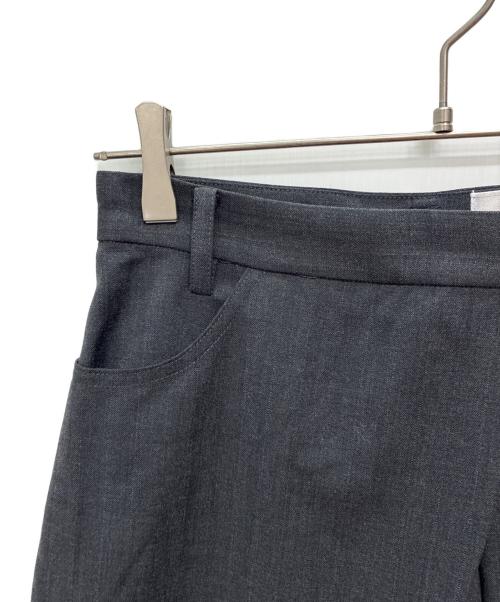 CLANE（クラネ）CLANE (クラネ) MINAMI TANAKA TUCK HERRINGBONE SLACKS チャコールグレー サイズ:SIZE 1の古着・服飾アイテム