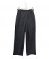 CLANE（クラネ）の古着「MINAMI TANAKA TUCK HERRINGBONE SLACKS」｜チャコールグレー